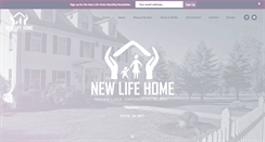 Desktop Screenshot of newlifehome.org
