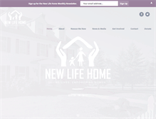 Tablet Screenshot of newlifehome.org